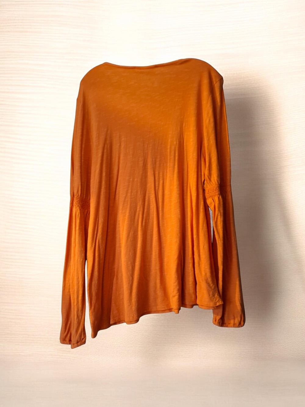 Vintage America Orange Embroidered Peasant Tunic Top - Picture 2 of 5
